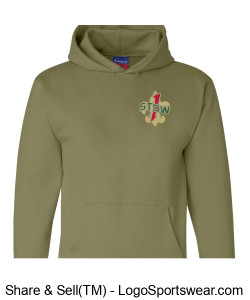 Troop Hoodie with ID on Back, curved Design Zoom